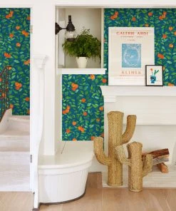 Lulu And Georgia Orange Crush Wallpaper By Nathan Turner Walls 5 Lulu And Georgia Orange Crush Wallpaper By Nathan Turner Walls