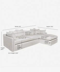 Lulu And Georgia Furniture Parque Slipcover Sectional Sofa 22 Lulu And Georgia Furniture Parque Slipcover Sectional Sofa