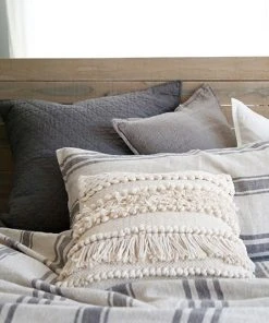 Lulu And Georgia Bouclé + Textural Fabric Pom Pom At Home Iman Pillow 7 Lulu And Georgia Bouclé + Textural Fabric Pom Pom At Home Iman Pillow