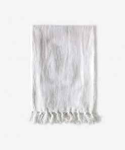 Lulu And Georgia Bed + Bath Pom Pom At Home Montauk Blanket