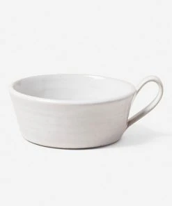 Lulu And Georgia Kitchen + Dining Silo Soup Mug, White By Farmhouse Pottery