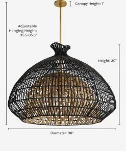 Lulu And Georgia Arteriors Rimini Pendant Light Sculptural