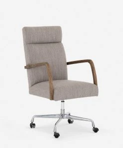 Lulu And Georgia Bouclé + Textural Fabric Camden Office Chair 5 Lulu And Georgia Bouclé + Textural Fabric Camden Office Chair