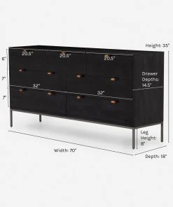 Lulu And Georgia Furniture Rosamonde 7-Drawer Dresser 13 Lulu And Georgia Furniture Rosamonde 7-Drawer Dresser
