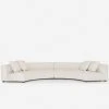 Lulu And Georgia Saban 2-Piece Curved Sectional Sofa