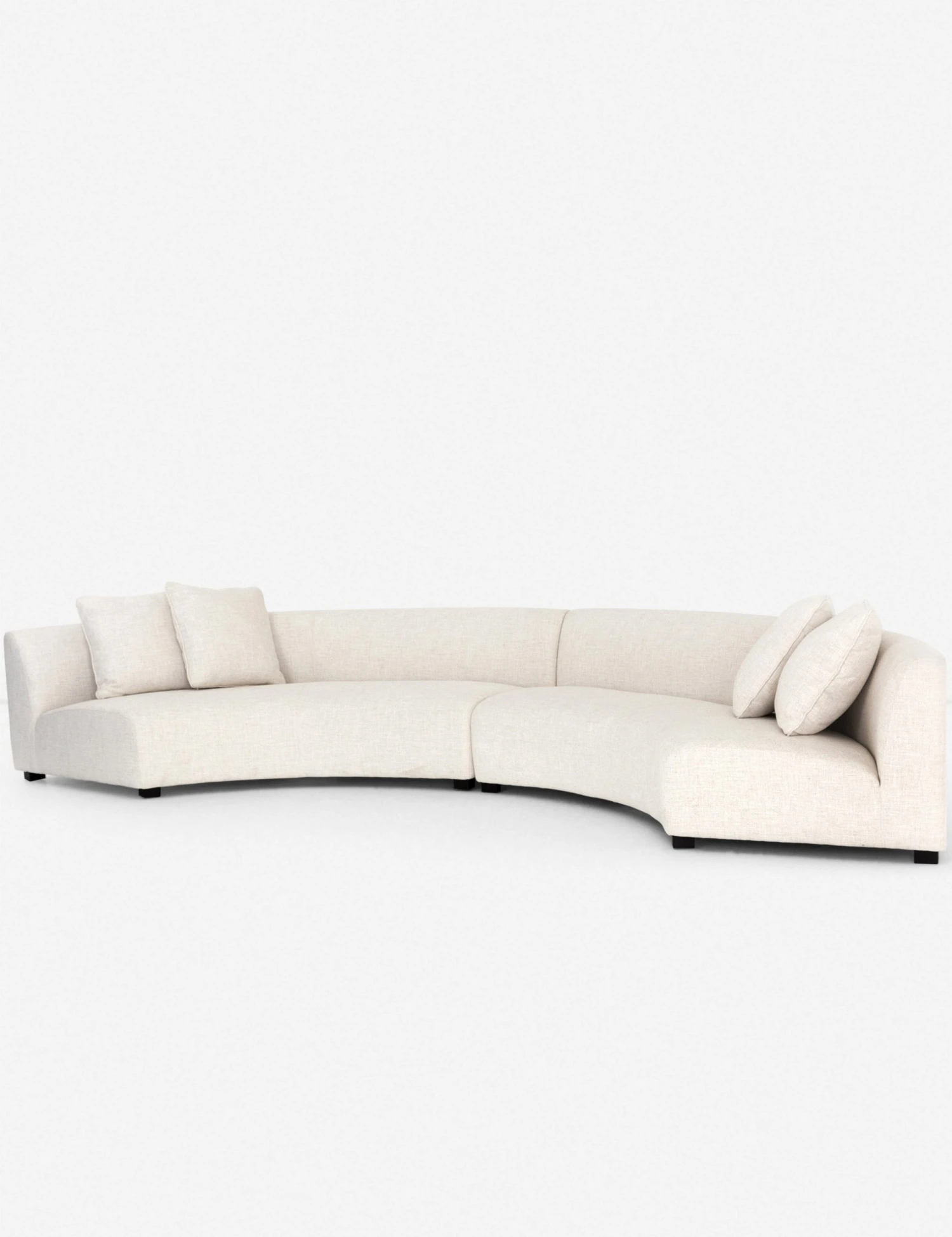 Lulu And Georgia Saban 2-Piece Curved Sectional Sofa 6 Lulu And Georgia Saban 2-Piece Curved Sectional Sofa
