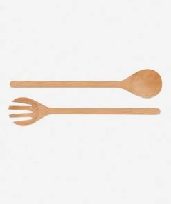 Lulu And Georgia Kitchen + Dining Salad Servers, Beechwood