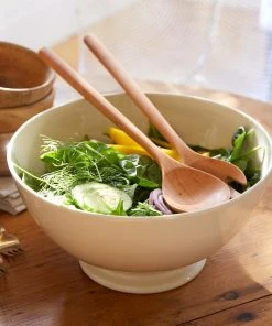 Lulu And Georgia Kitchen + Dining Salad Servers, Beechwood