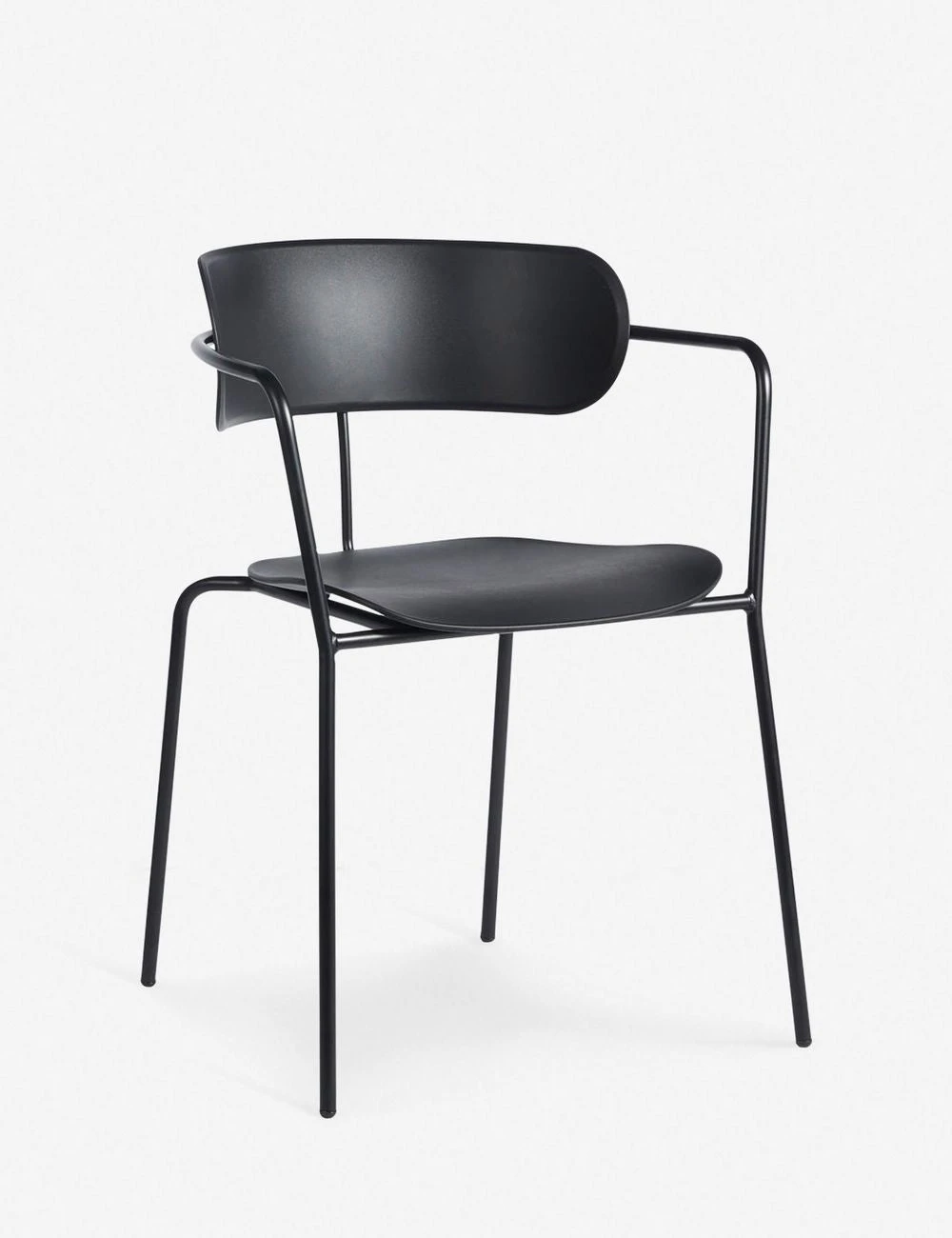 sammie-stacking-chairs-black_1_1.jpg Lulu And Georgia Sammie Dining Chairs (Set Of 4) Furniture