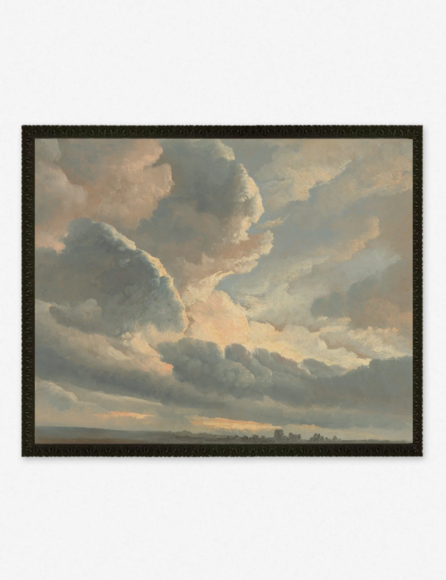 Lulu And Georgia 'Study Of Clouds With A Sunset Near Rome' Wall Art By Simon Alexandre Clement Denis 5 Lulu And Georgia 'Study Of Clouds With A Sunset Near Rome' Wall Art By Simon Alexandre Clement Denis