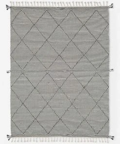 Lulu And Georgia Taza Rug, Black Rugs