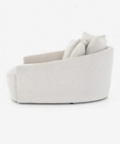 Lulu And Georgia Kaila Media Lounger Curved + Rounded