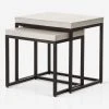 Lulu And Georgia Kallia Indoor / Outdoor Nesting Side Tables (Set Of 2) Outdoor Collection 2 Lulu And Georgia Kallia Indoor / Outdoor Nesting Side Tables (Set Of 2) Outdoor Collection