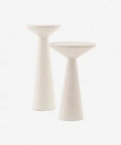 Lulu And Georgia Curved + Rounded Raven Side Tables (Set Of 2)