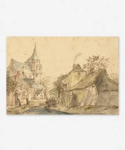 Lulu And Georgia 'View Of Eindhoven From The Northeast' Wall Art By Isack Van Ostade, Original Work Held By The J. Paul Getty Museum