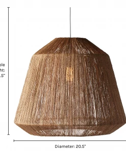 Lulu And Georgia Walid Pendant Light Earth Tones