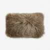 Lulu And Georgia Bouclé + Textural Fabric Albany Fur Lumbar Pillow, Natural 1 Lulu And Georgia Bouclé + Textural Fabric Albany Fur Lumbar Pillow, Natural